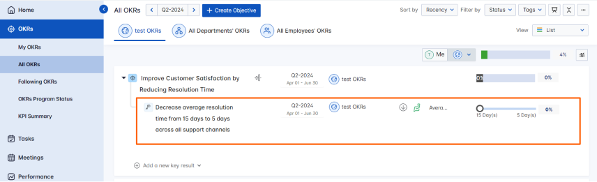 Automating Key Results with Zoho Desk screenshot 3