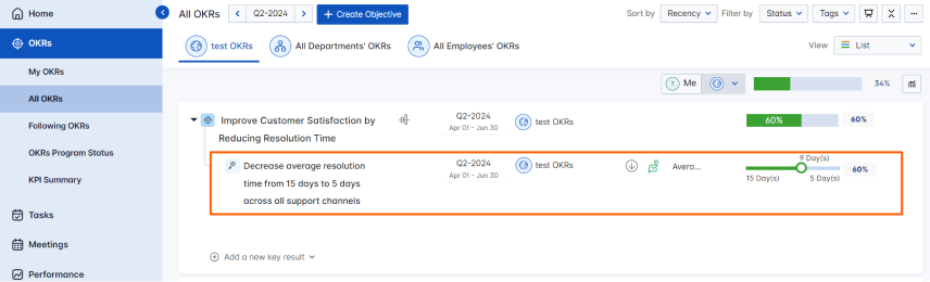 Automating Key Results with Zoho Desk screenshot 6