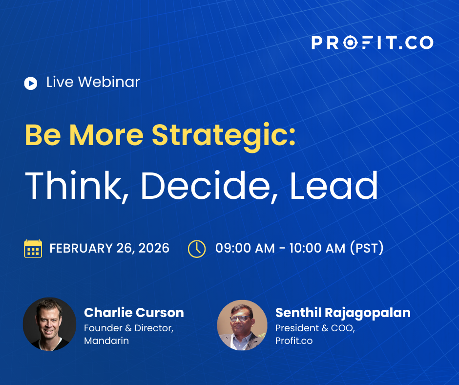 Be More Strategic: Think, Decide, Lead