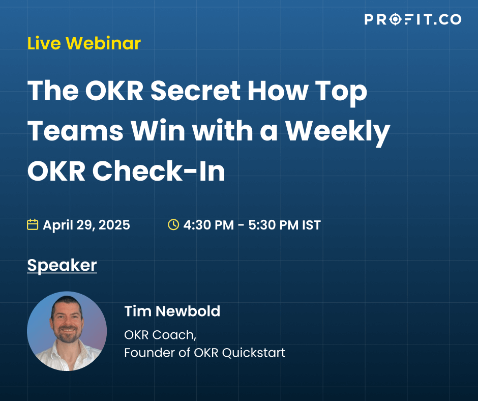 The OKR Secret: How Top Teams Win with a Weekly OKR Check-In