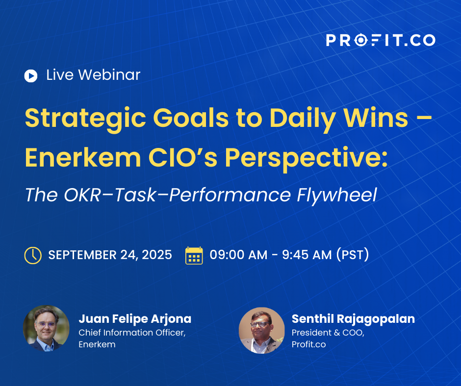 Strategic Goals to Daily Wins – Enerkem CIO’s Perspective: The OKR–Task–Performance Flywheel