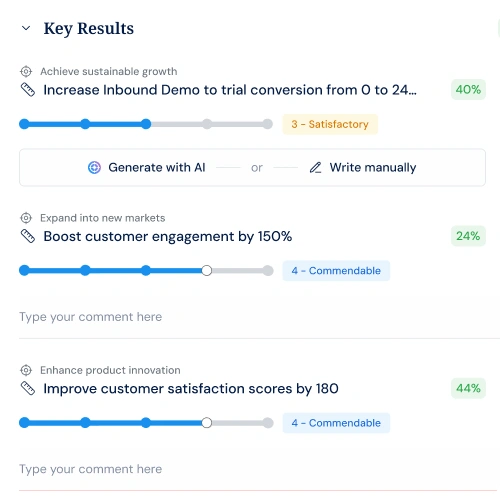 Connect your company strategy to every review