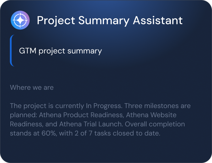 PPM Summary Agent
