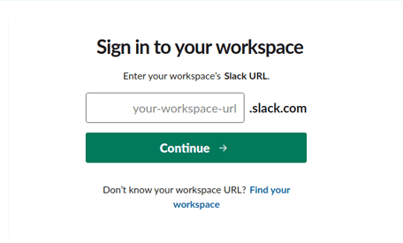 sign work space